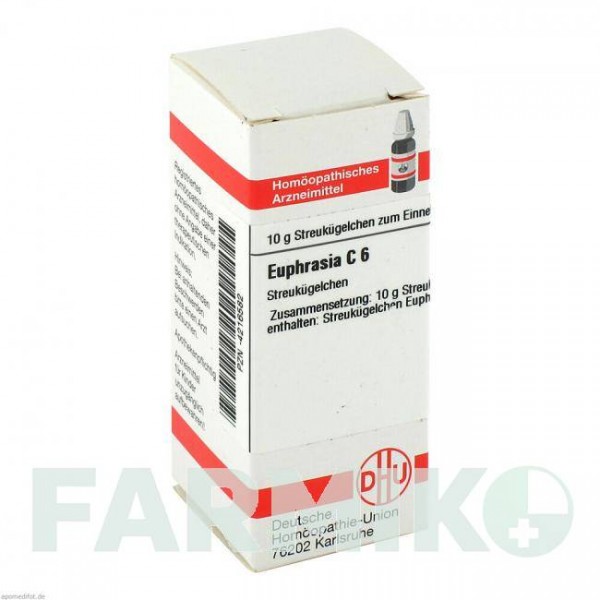 ЭУФРАЗИЯ (EUPHRASIA) C 6 глобули 10 г - Гомеопатия DHU