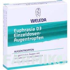 ЭУФРАЗИЯ (EUPHRASIA) D 3 глазные капли 10x0,4 мл - Гомеопатия WELEDA
