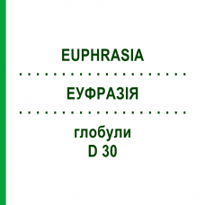 ЭУФРАЗИЯ (EUPHRASIA) D 30 глобули 10 г - Гомеопатия DR.RECKEWEG