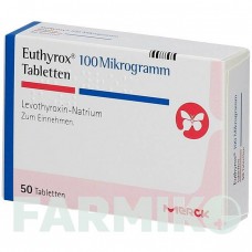 ЭУТИРОКС (EUTHYROX) 100 мкг таблетки 50 шт - Левотироксин MERCK HEALTHCARE