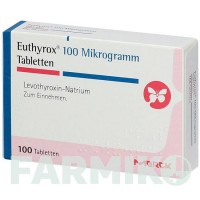 ЭУТИРОКС (EUTHYROX) 100 мкг таблетки 100 шт - Левотироксин MERCK HEALTHCARE