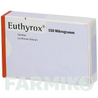 ЕУТІРОКС (EUTHYROX) 150 мкг таблетки 100 шт - Левотироксин EMRA-MED