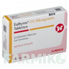 ЭУТИРОКС (EUTHYROX) 175 мкг таблетки 50 шт - Левотироксин MERCK HEALTHCARE