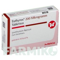 ЕУТІРОКС (EUTHYROX) 200 мкг таблетки 50 шт - Левотироксин MERCK HEALTHCARE