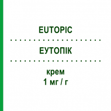 ЕУТОПІК (EUTOPIC) 1 мг/г крем 30 г - Гентаміцин LAB.FARMACOLOGICO MILANESE