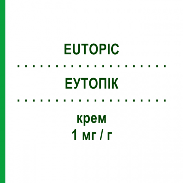 ЕУТОПІК (EUTOPIC) 1 мг/г крем 30 г - Гентаміцин LAB.FARMACOLOGICO MILANESE
