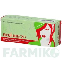 ЕВАЛУНА (EVALUNA) 20 таблетки 6x21 шт - Левоноргестрел, Етинілестрадіол MEDA PHARMA