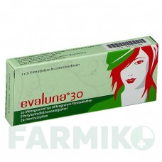 ЭВАЛУНА (EVALUNA) 30 таблетки 1x21 шт - Левоноргестрел, Этинилэстрадиол MEDA PHARMA