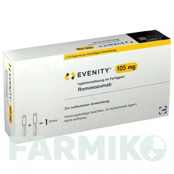 ИВЕНИТИ (EVENITY) 105 мг раствор 2 шт - Ромосозумаб UCB PHARMA