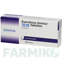 ЭВЕРОЛИМУС (EVEROLIMUS) 10 мг таблетки 30 шт - Эверолимус ZENTIVA