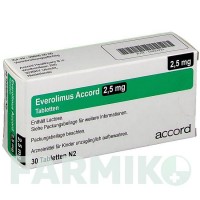 ЕВЕРОЛІМУС (EVEROLIMUS) 2,5 мг таблетки 30 шт - Еверолімус ACCORD HEALTHCARE