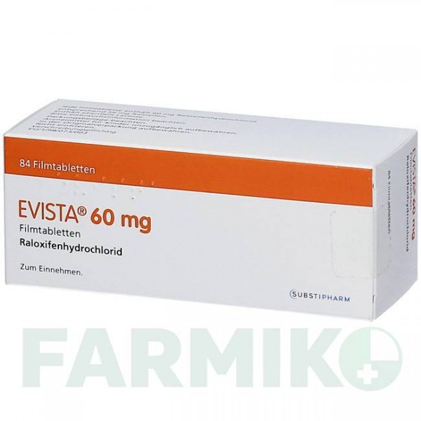 ЕВІСТА (EVISTA) 60 мг таблетки 84 шт - Ралоксифен 1 0 1 CAREFARM
