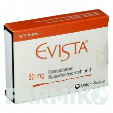 ЭВИСТА (EVISTA) 60 мг таблетки 28 шт - Ралоксифен AXICORP PHARMA