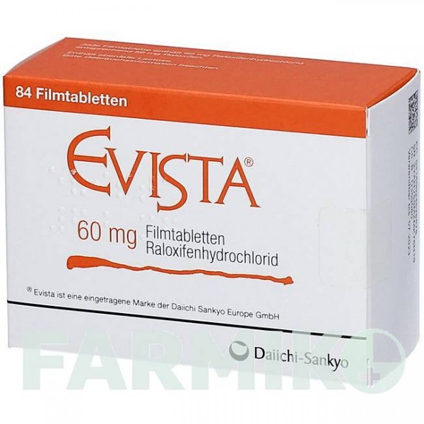 ЭВИСТА (EVISTA) 60 мг таблетки 84 шт - Ралоксифен ORIFARM