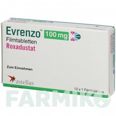 ЭВРЕНЗО (EVRENZO) 100 мг таблетки 12 шт - Роксадустат ASTELLAS PHARMA