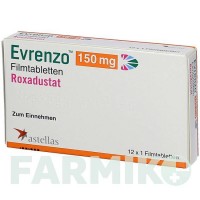 ЕВРЕНЗО (EVRENZO) 150 мг таблетки 12 шт - Роксадустат ASTELLAS PHARMA