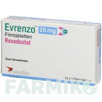 ЭВРЕНЗО (EVRENZO) 20 мг таблетки 12 шт - Роксадустат ASTELLAS PHARMA