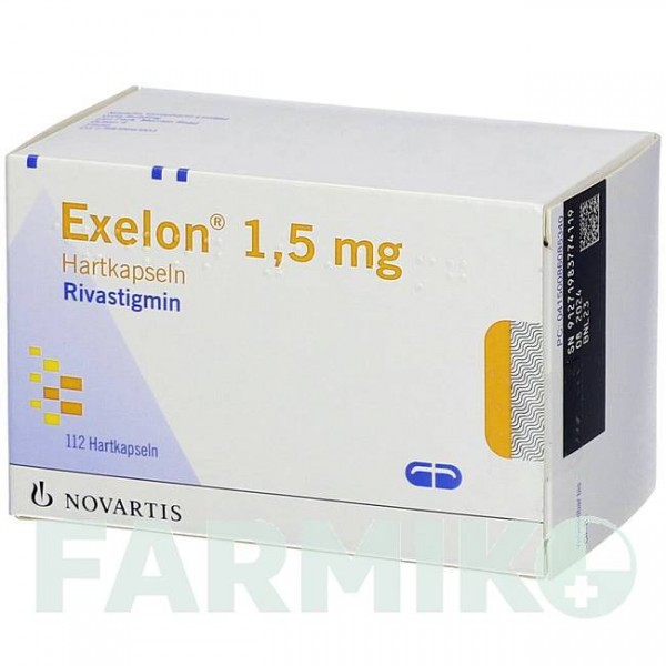 ЕКСЕЛОН (EXELON) 1,5 мг капсули 112 шт - Ривастигмін NOVARTIS