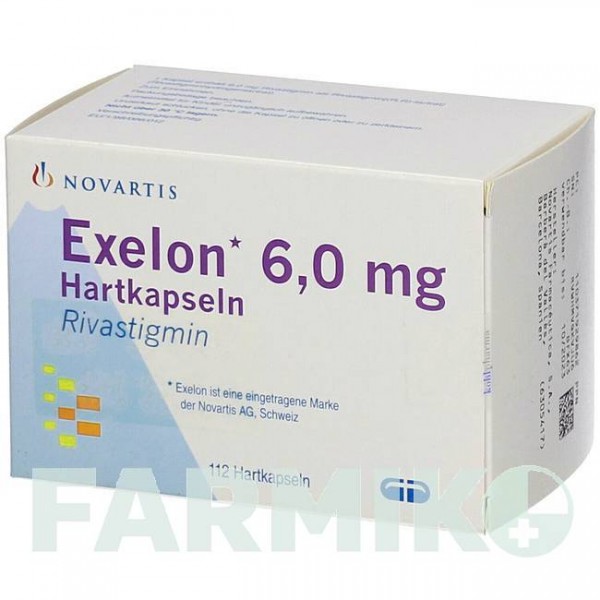 ЕКСЕЛОН (EXELON) 6,0 мг капсули 112 шт - Ривастигмін KOHLPHARMA