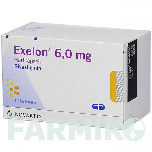 ЕКСЕЛОН (EXELON) 6,0 мг капсули 112 шт - Ривастигмін NOVARTIS
