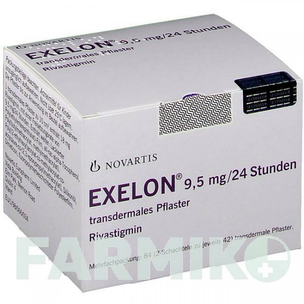 ЕКСЕЛОН (EXELON) 9,5 мг/24 год пластир 84 шт - Ривастигмін NOVARTIS