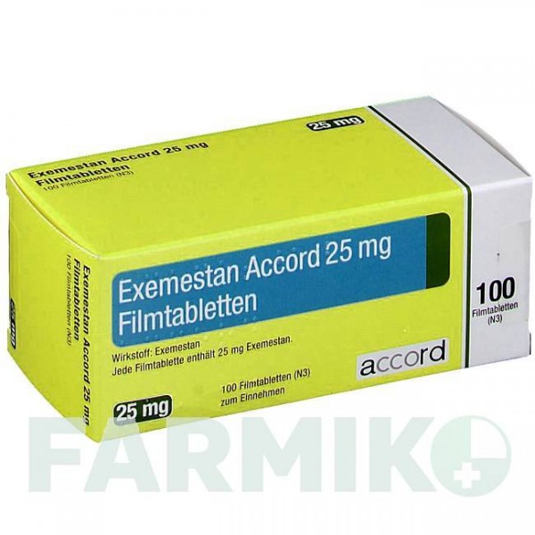 ЕКСЕМЕСТАН (EXEMESTAN) 25 мг таблетки 100 шт - Екземестан BB FARMA