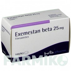ЕКСЕМЕСТАН (EXEMESTAN) 25 мг таблетки 30 шт - Екземестан BETAPHARM