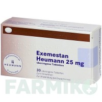 ЕКСЕМЕСТАН (EXEMESTAN) 25 мг таблетки 30 шт - Екземестан HEUMANN PHARMA