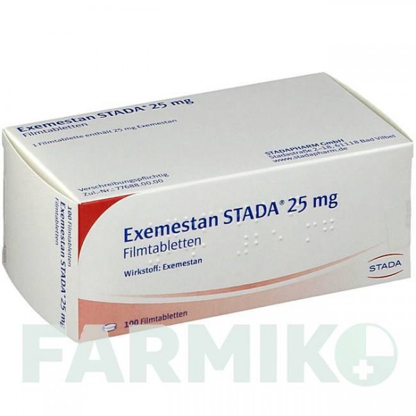 ЕКСЕМЕСТАН (EXEMESTAN) 25 мг таблетки 100 шт - Екземестан STADAPHARM