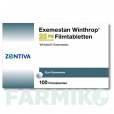 ЕКСЕМЕСТАН (EXEMESTAN) 25 мг таблетки 100 шт - Екземестан ZENTIVA