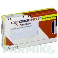 ЭКСФОРДЖ (EXFORGE) 10 мг/160 мг/12,5 мг таблетки 98 шт - Валсартан, Амлодипин, Гидрохлоротиазид EMRA-MED