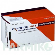 ЭКСФОРДЖ (EXFORGE) 10 мг/160 мг/25 мг таблетки 98 шт - Валсартан, Амлодипин, Гидрохлоротиазид EMRA-MED