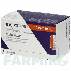 ЭКСФОРДЖ (EXFORGE) 10 мг/160 мг таблетки 98 шт - Валсартан, Амлодипин CC PHARMA