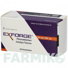 ЕКСФОРДЖ (EXFORGE) 10 мг/160 мг таблетки 28 шт - Валсартан, Амлодипін EMRA-MED