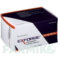 ЕКСФОРДЖ (EXFORGE) 10 мг/160 мг таблетки 98 шт - Валсартан, Амлодипін ORIFARM