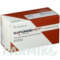ЕКСФОРДЖ (EXFORGE) 5 мг/160 мг/12,5 мг таблетки 98 шт - Валсартан, Амлодипін, Гідрохлоротіазид AXICORP PHARMA