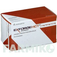 ЕКСФОРДЖ (EXFORGE) 5 мг/160 мг/12,5 мг таблетки 98 шт - Валсартан, Амлодипін, Гідрохлоротіазид BB FARMA