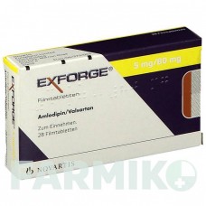 ЭКСФОРДЖ (EXFORGE) 5 мг/80 мг таблетки 28 шт - Валсартан, Амлодипин NOVARTIS