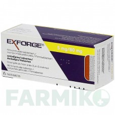 ЕКСФОРДЖ (EXFORGE) 5 мг/80 мг таблетки 98 шт - Валсартан, Амлодипін ORIFARM