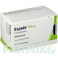 ЕКСИДЖАД (EXJADE) 90 мг таблетки 90 шт - Деферазирокс NOVARTIS