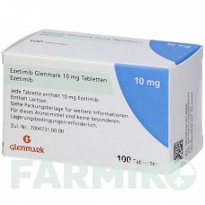 ЕЗЕТИМІБ (EZETIMIB) 10 мг таблетки 100 шт - Езетиміб 1 0 1 CAREFARM