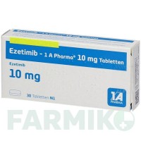 ЕЗЕТИМІБ (EZETIMIB) 10 мг таблетки 30 шт - Езетиміб 1 A PHARMA