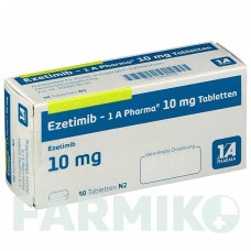 ЕЗЕТИМІБ (EZETIMIB) 10 мг таблетки 50 шт - Езетиміб 1 A PHARMA