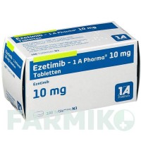 ЕЗЕТИМІБ (EZETIMIB) 10 мг таблетки 100 шт - Езетиміб 1 A PHARMA