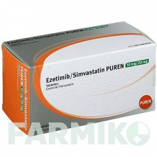 ЕЗЕТИМІБ (EZETIMIB) 10 мг/20 мг таблетки 30 шт - Симвастатин, Езетиміб PUREN PHARMA