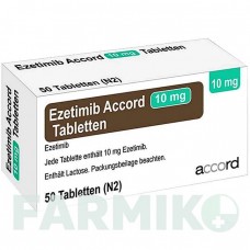 ЭЗЕТИМИБ (EZETIMIB) 10 мг таблетки 50 шт - Эзетимиб ACCORD HEALTHCARE