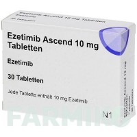 ЭЗЕТИМИБ (EZETIMIB) 10 мг таблетки 30 шт - Эзетимиб ASCEND
