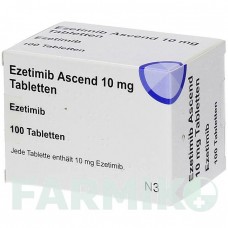 ЭЗЕТИМИБ (EZETIMIB) 10 мг таблетки 50 шт - Эзетимиб ASCEND
