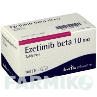 ЭЗЕТИМИБ (EZETIMIB) 10 мг таблетки 100 шт - Эзетимиб BETAPHARM