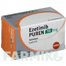ЕЗЕТИМІБ (EZETIMIB) 10 мг таблетки 100 шт - Езетиміб PUREN PHARMA